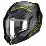 Casque Flip Up Scorpion Exo Tech Evo Animo Black Neon Yellow