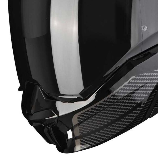 Scorpion Exo Tech Evo Animo Black White + Kit Bluetooth BT Mini