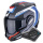 Pack Exo Tech Evo Carbon Cosy Black Blue Red + Kit Bluetooth BT Mini
