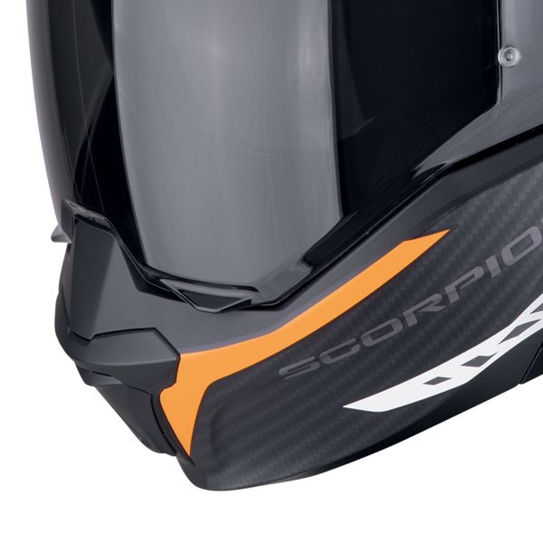 Scorpion Exo Tech Evo Carbon Cosy Matt Black Orange