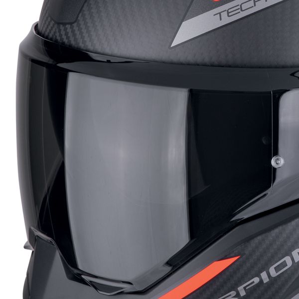 Scorpion Exo Tech Evo Carbon Cosy Matt Black Red