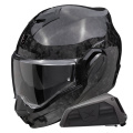 Pack Exo Tech Evo Carbon Onyx Black + Kit bluetooth Exo-Com Link-1