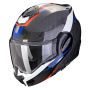 Casque Flip Up Scorpion Exo Tech Evo Carbon Rover Black Red Blue