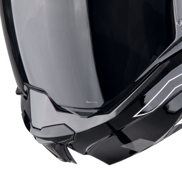 Scorpion Exo Tech Evo Conquer Black White + Kit Bluetooth BT Mini