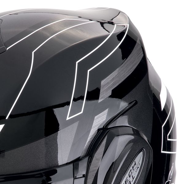 Scorpion Exo Tech Evo Conquer Black White + Kit Bluetooth BT Mini