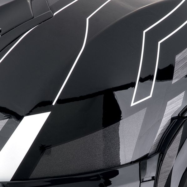 Scorpion Exo Tech Evo Conquer Black White + Kit Bluetooth BT Mini