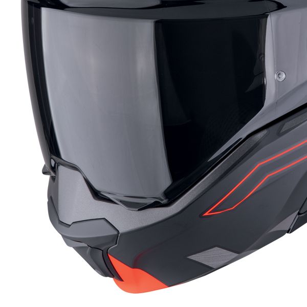 Scorpion Exo Tech Evo Conquer Matt Black Red + Kit Bluetooth BT Mini