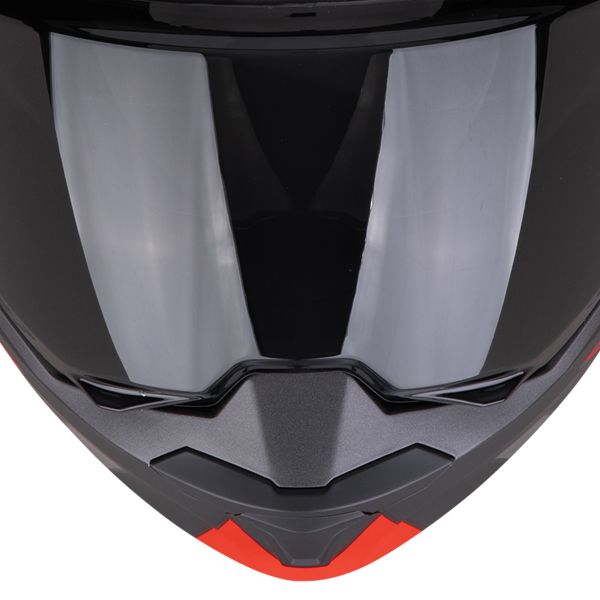 Scorpion Exo Tech Evo Conquer Matt Black Red + Kit Bluetooth BT Mini