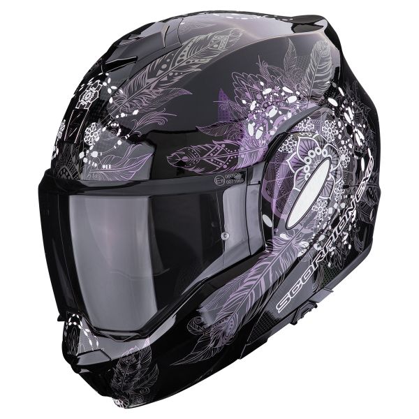 Flip Up Scorpion Exo Tech Evo Dream Black Chameleon Flip Up Scorpion Exo Tech Evo Dream Black Chameleon