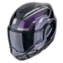Casque Flip Up Scorpion Exo Tech Evo Furio Black Chameleon