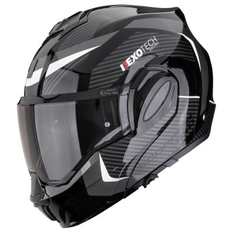 Flip Up Scorpion Exo Tech Evo Pro Acuti Black Silver