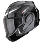 Casque Flip Up Scorpion Exo Tech Evo Pro Acuti Black Silver