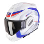 Casque Flip Up Scorpion Exo Tech Evo Pro Acuti White Blue Red