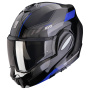 Casque Flip Up Scorpion Exo Tech Evo Socius Black Blue