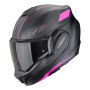 Casque Flip Up Scorpion Exo Tech Evo Socius Matt Black Pink