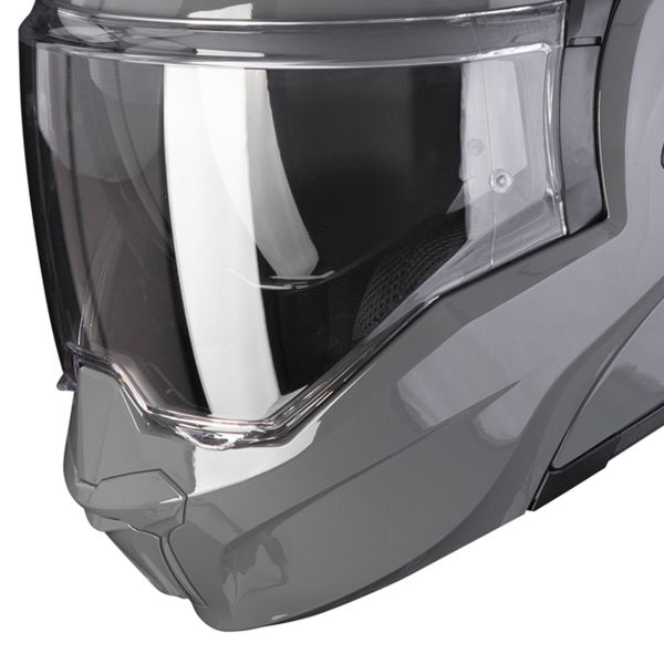 Scorpion Exo Tech Evo Solid Cement Grey + Kit Bluetooth BT Mini