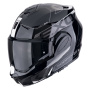 Casque Flip Up Scorpion Exo Tech Evo Traveller Black White
