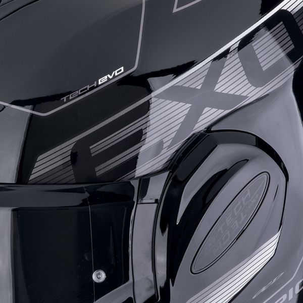 Scorpion Exo Tech Evo Traveller Black White + Kit Bluetooth 5S Solo