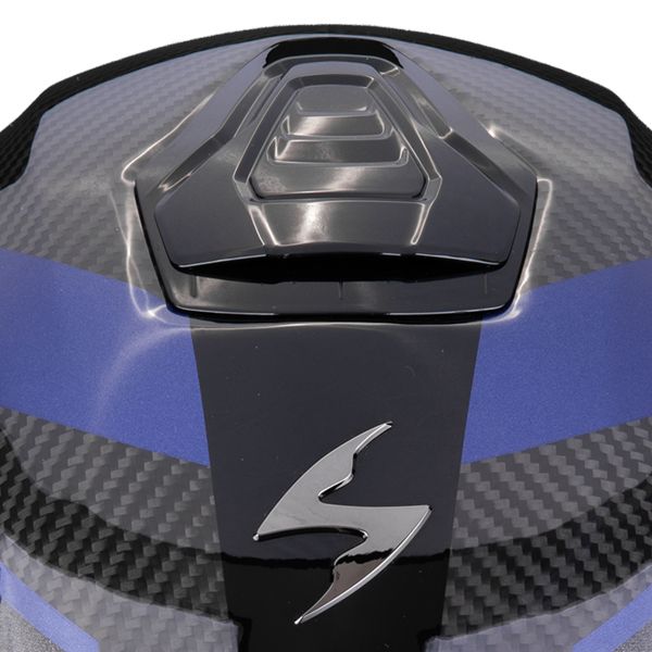 Scorpion Exo-Tech II Carbon Drift Black Silver Blue