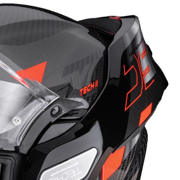 Scorpion Exo-Tech II Carbon Drift Black Silver Red