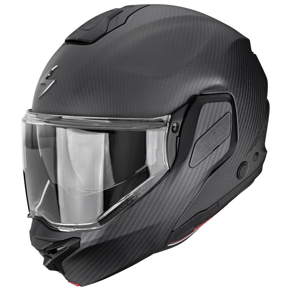 Flip Up Scorpion Exo-Tech II Carbon Solid Matt Black