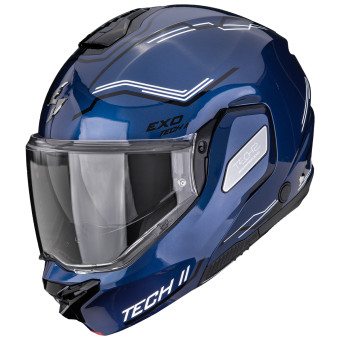 Flip Up Scorpion Exo-Tech II Dash Blue Black White
