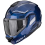 Casque Flip Up Scorpion Exo-Tech II Dash Blue Black White