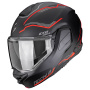 Casque Flip Up Scorpion Exo-Tech II Dash Matt Black Silver Red