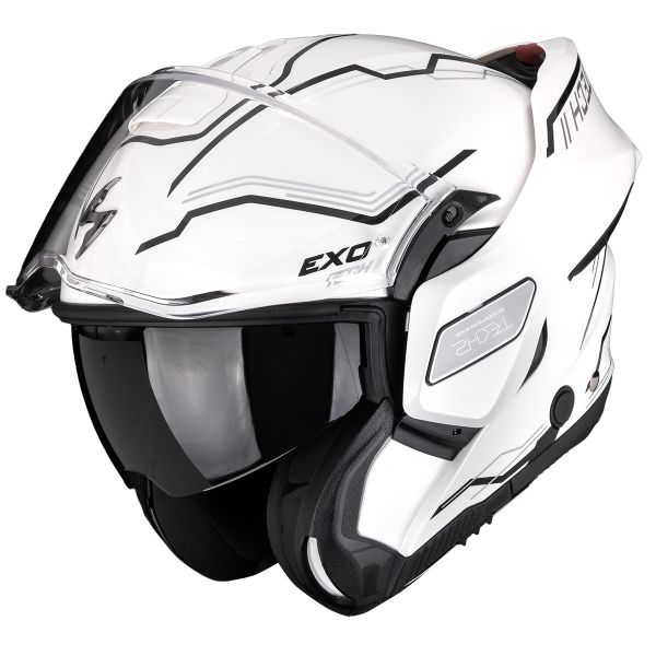 Scorpion Exo-Tech II Dash White Silver Black
