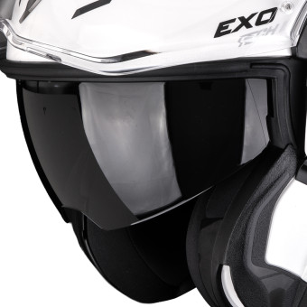 Scorpion Exo-Tech II Dash White Silver Black