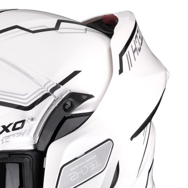 Scorpion Exo-Tech II Dash White Silver Black