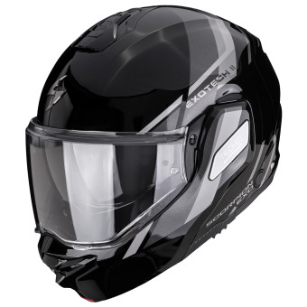 Flip Up Scorpion Exo-Tech II Markus Black Silver