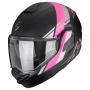 Casque Flip Up Scorpion Exo-Tech II Markus Matt Black Pink