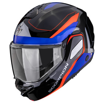 Flip Up Scorpion Exo-Tech II Passager Black Red Blue