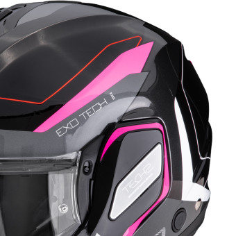 Scorpion Exo-Tech II Passager Black Silver Pink