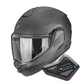 Pack Exo-Tech II Solid Matt Anthracite + Kit Bluetooth BT Mini
