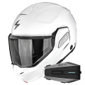 Pack Exo-Tech II Solid White + Kit Bluetooth Vortex HD