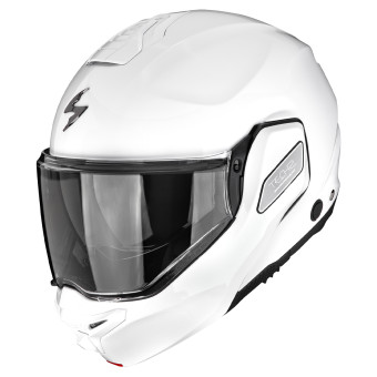 Scorpion Exo-Tech II Solid White + Kit bluetooth Exo-Com Link-1C