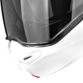 Scorpion Exo-Tech II Solid White + Kit bluetooth Exo-Com Link-1C