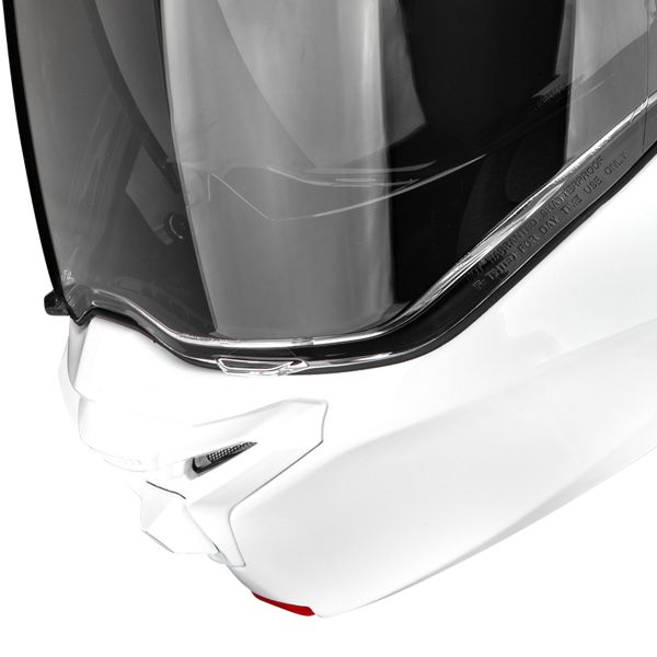 Scorpion Exo-Tech II Solid White + Kit bluetooth Exo-Com Link-1C