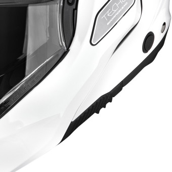 Scorpion Exo-Tech II Solid White + Kit bluetooth Exo-Com Link-1C