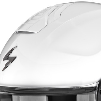 Scorpion Exo-Tech II Solid White + Kit bluetooth Exo-Com Link-1C