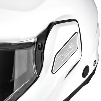 Scorpion Exo-Tech II Solid White + Kit bluetooth Exo-Com Link-1C