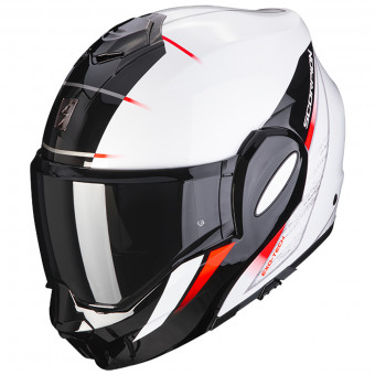 Scorpion Exo Tech Primus Pearl White Black + Kit Bluetooth 5S