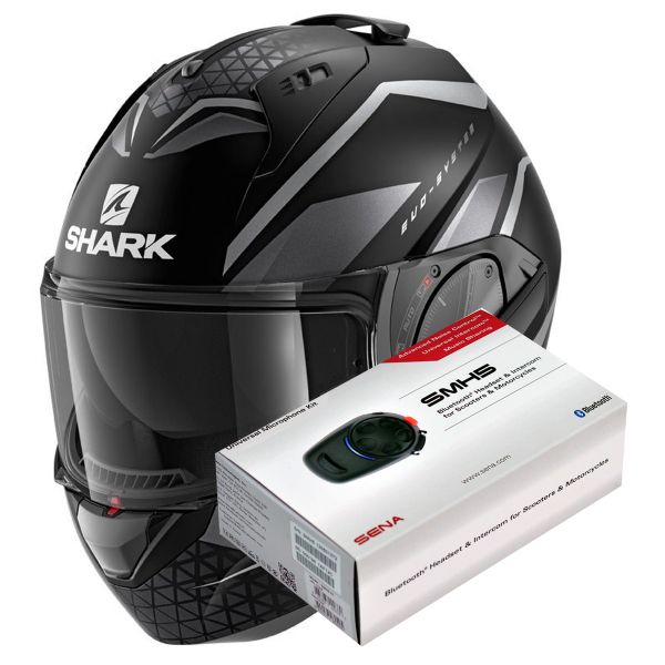 Casco shark online con bluetooth