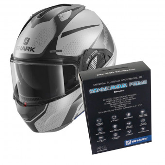 Flip Up Shark EVO GT Encke Mat SAK + Kit Bluetooth Sharktooth Prime