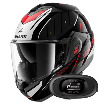 Flip Up Shark Oxo Rydger KSR + Kit bluetooth 5R Lite Solo