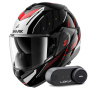 Casque Flip Up Shark Oxo Rydger KSR + Kit Bluetooth Lokui K30