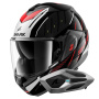 Casque Flip Up Shark Oxo Rydger KSR + Kit Bluetooth Sena for Shark Mesh Solo