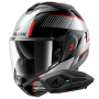 Casque Flip Up Shark Oxo Sikter KUS + Kit Bluetooth Sena for Shark Mesh Solo